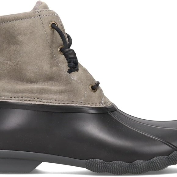 Women's Wool Boots Waterproof Leather Rubber Sole Ankle Size 7 - Picture 2 of 7